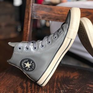 Grey Converse High Tops